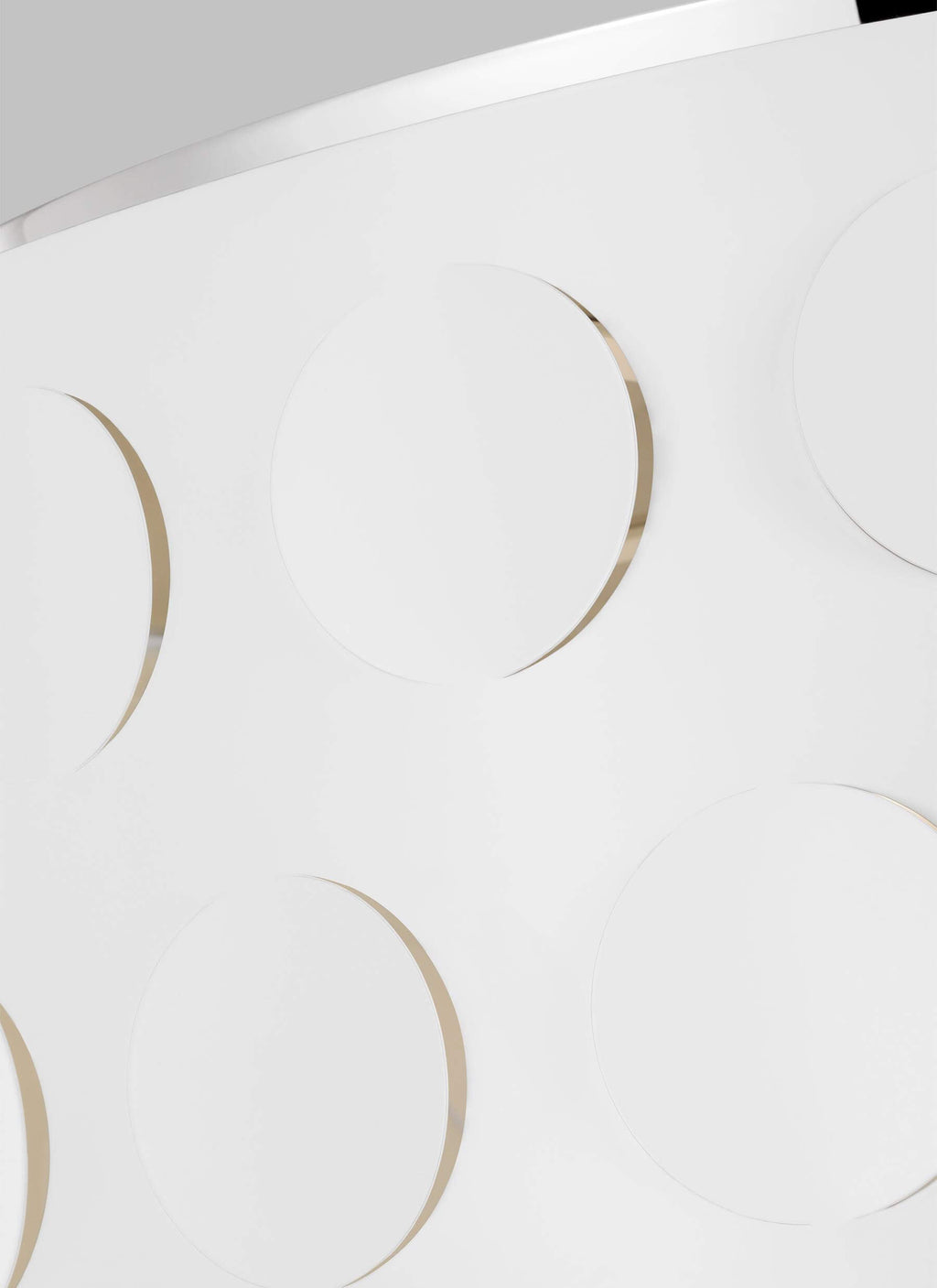 GENERATION LIGHTING Dottie Large Flush Mount Polished Nickel KSF1024PN