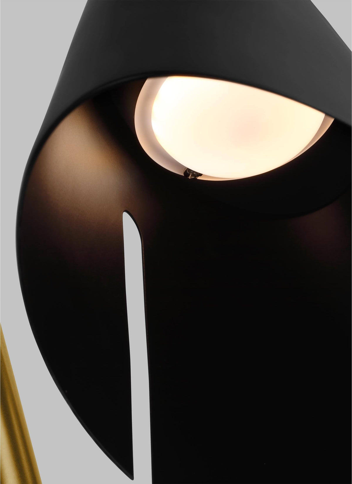 GENERATION LIGHTING  Cambre Small Task Sconce KW1131MBKBBS-L1