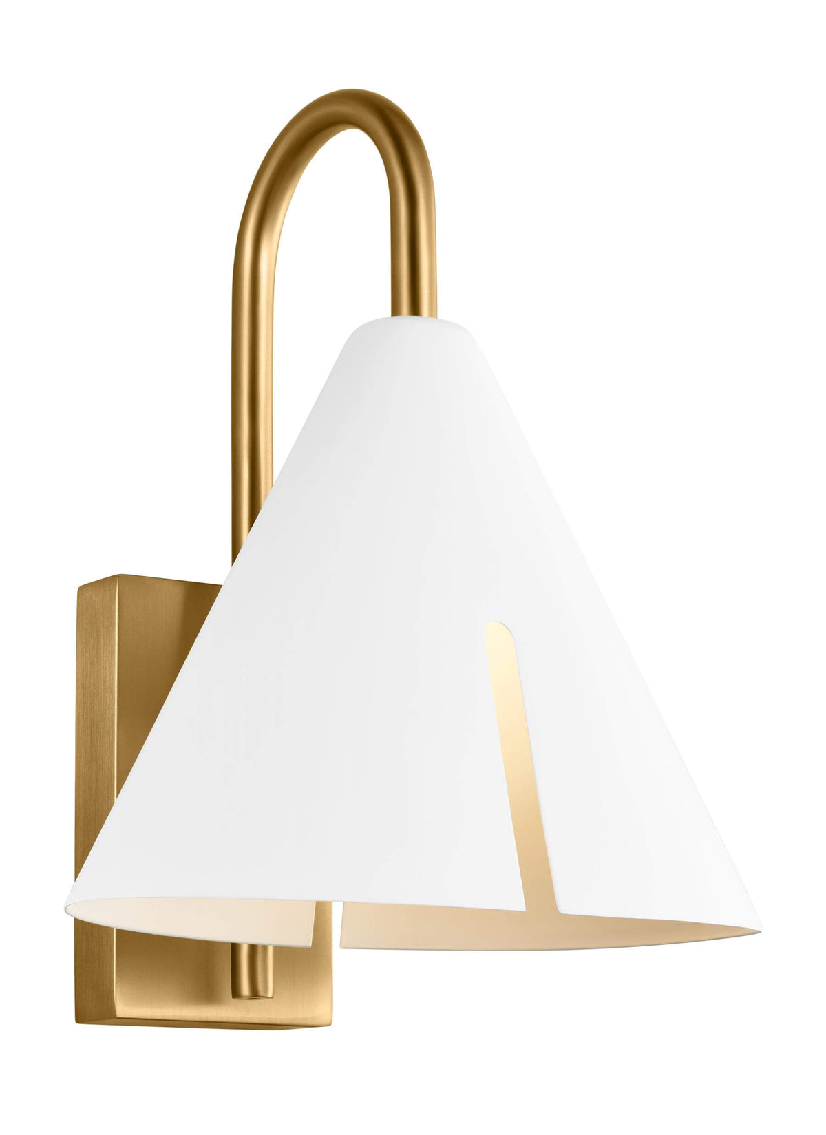 GENERATION LIGHTING  Cambre Small Task Sconce KW1131MWTBBS-L1