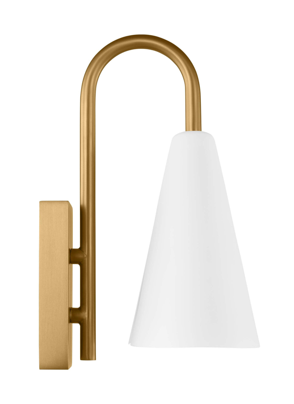 GENERATION LIGHTING  Cambre Small Task Sconce KW1131MWTBBS-L1