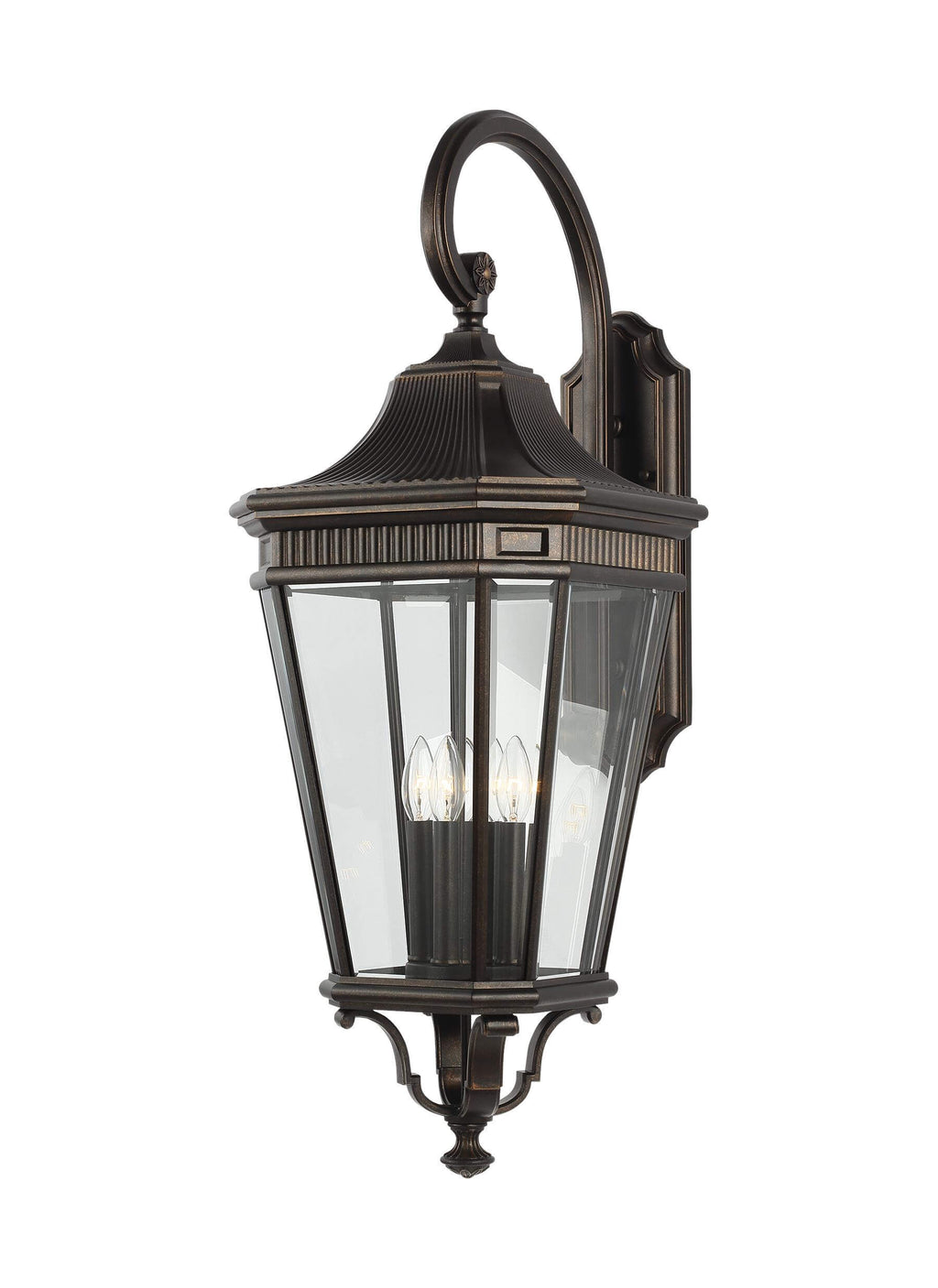 GENERATION LIGHTING Cotswold Lane Extra Large Lantern Grecian Bronze OL5405GBZ