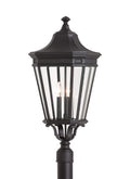 GENERATION LIGHTING Cotswold Lane Large Post Lantern Black OL5408BK