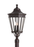 GENERATION LIGHTING Cotswold Lane Large Post Lantern Grecian Bronze OL5408GBZ