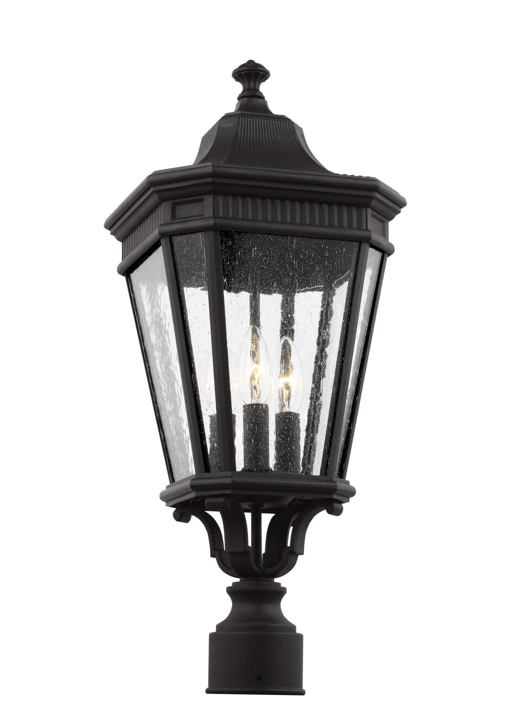 GENERATION LIGHTING Cotswold Lane Small Post Lantern Black OL5427BK