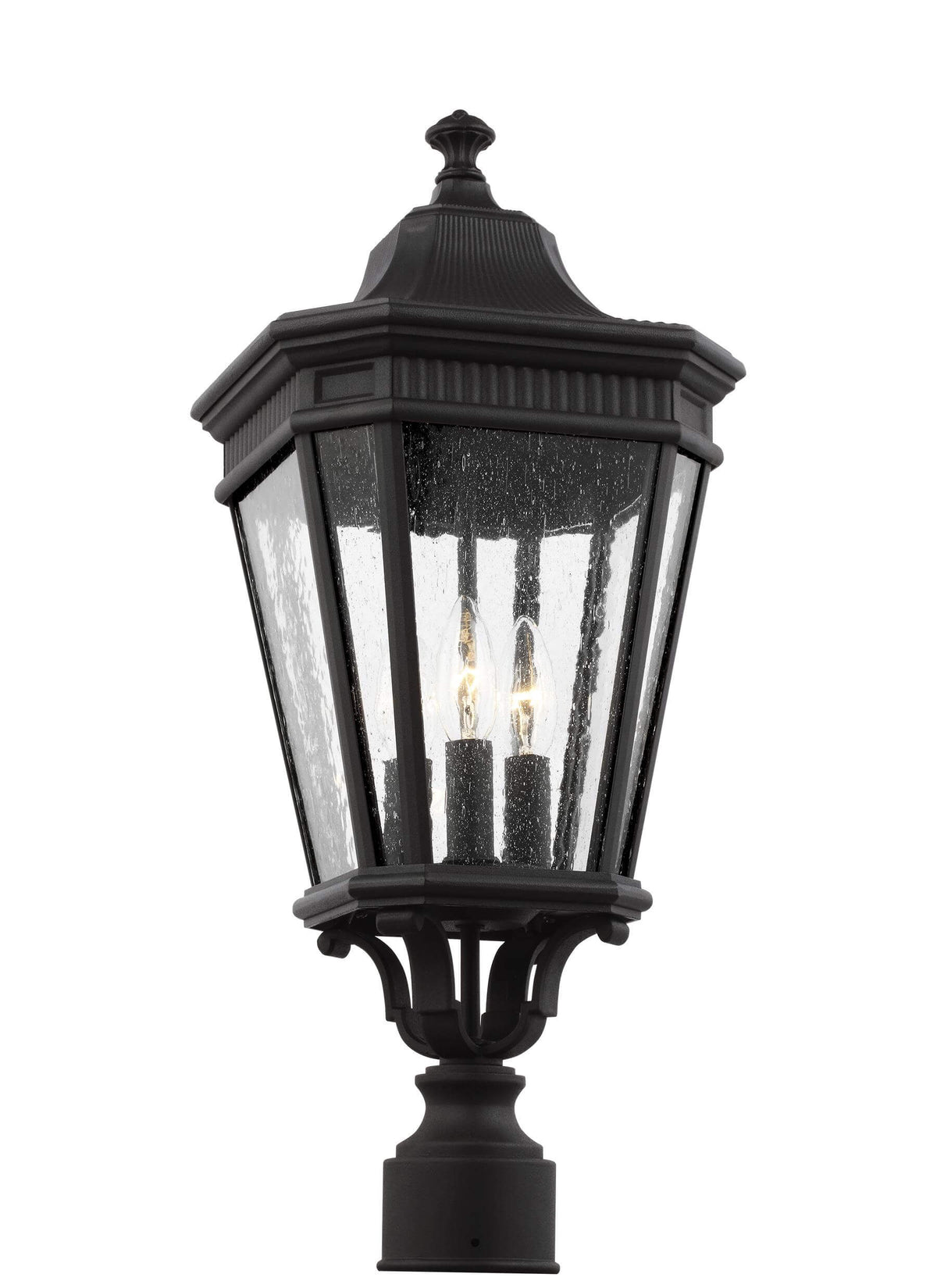 GENERATION LIGHTING Cotswold Lane Small Post Lantern Black OL5427BK