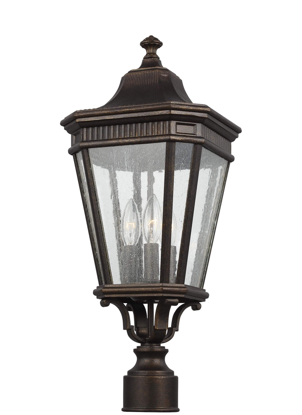 GENERATION LIGHTING Cotswold Lane Small Post Lantern Grecian Bronze OL5427GBZ