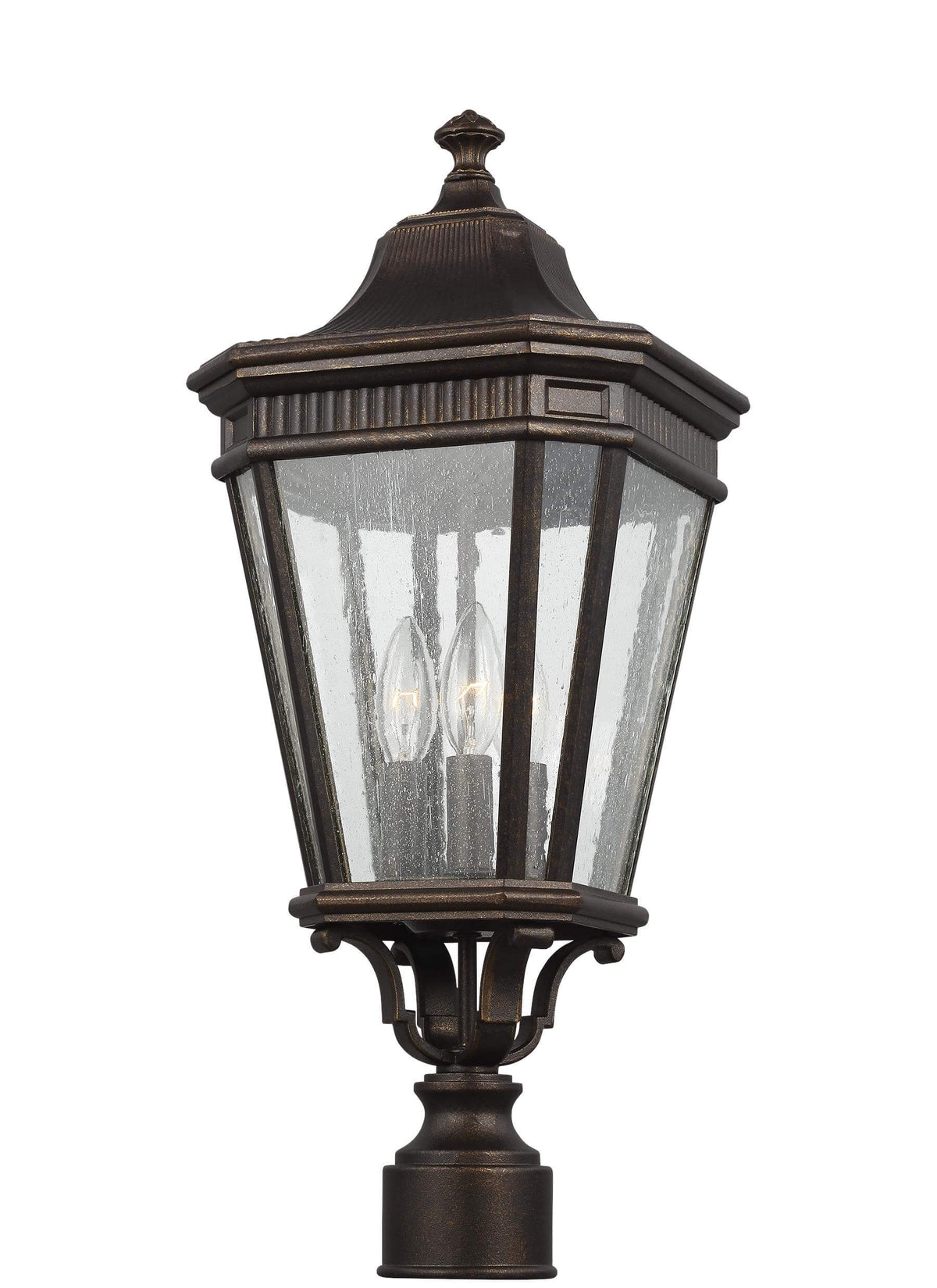 GENERATION LIGHTING Cotswold Lane Small Post Lantern Grecian Bronze OL5427GBZ