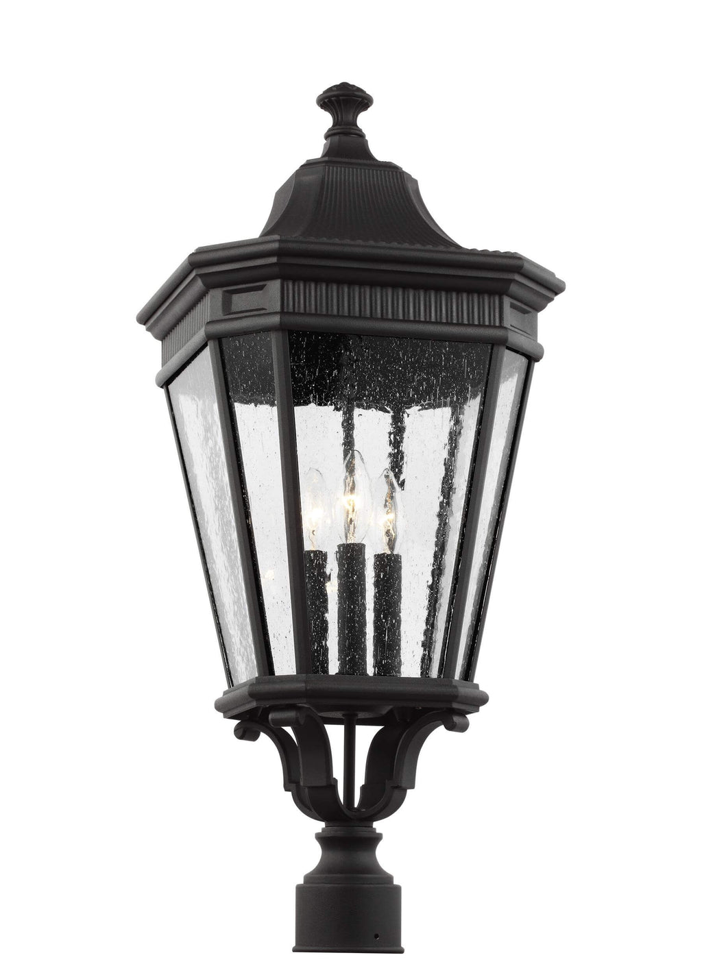 GENERATION LIGHTING Cotswold Lane Large Post Lantern Black OL5428BK