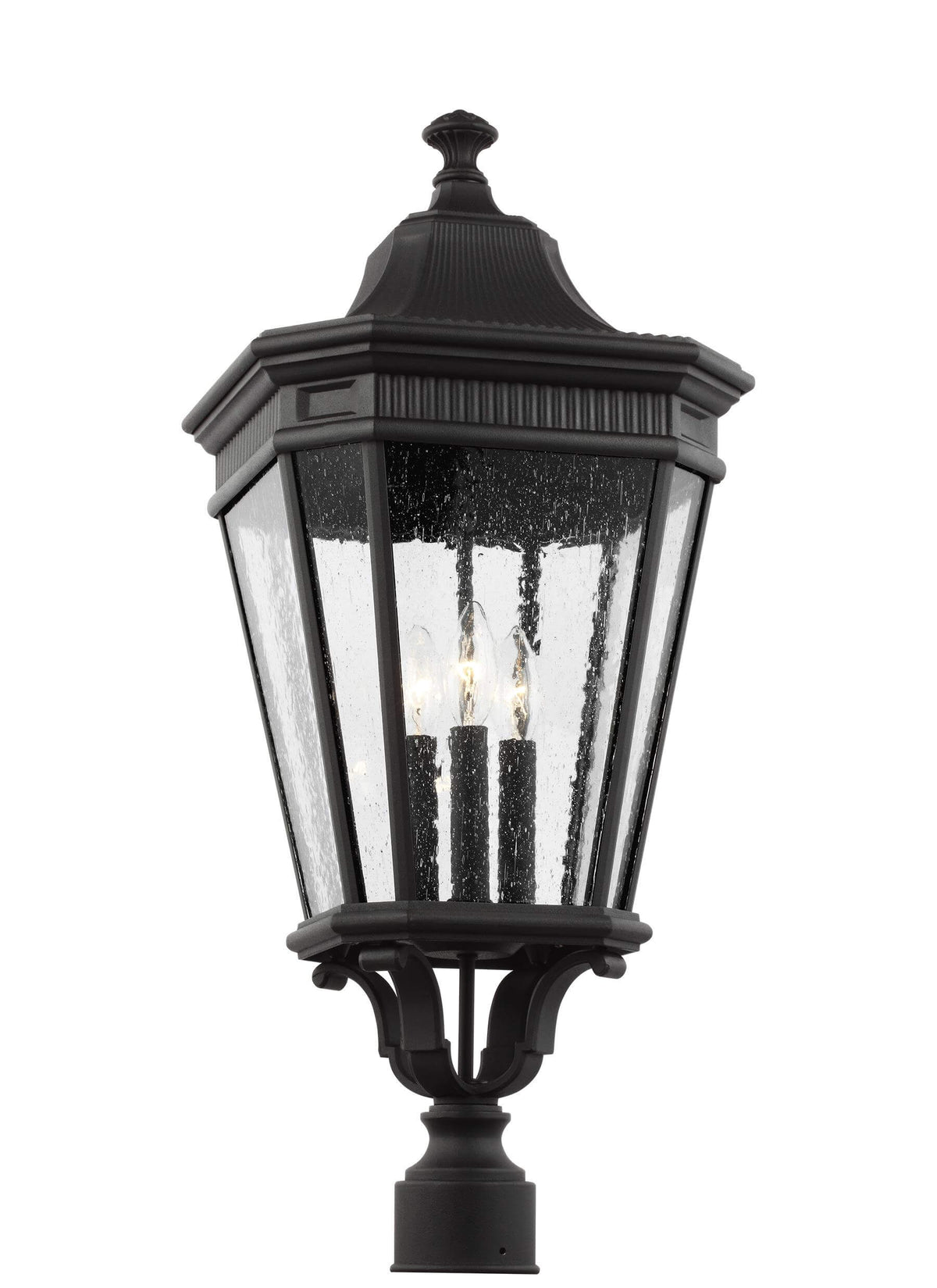 GENERATION LIGHTING Cotswold Lane Large Post Lantern Black OL5428BK