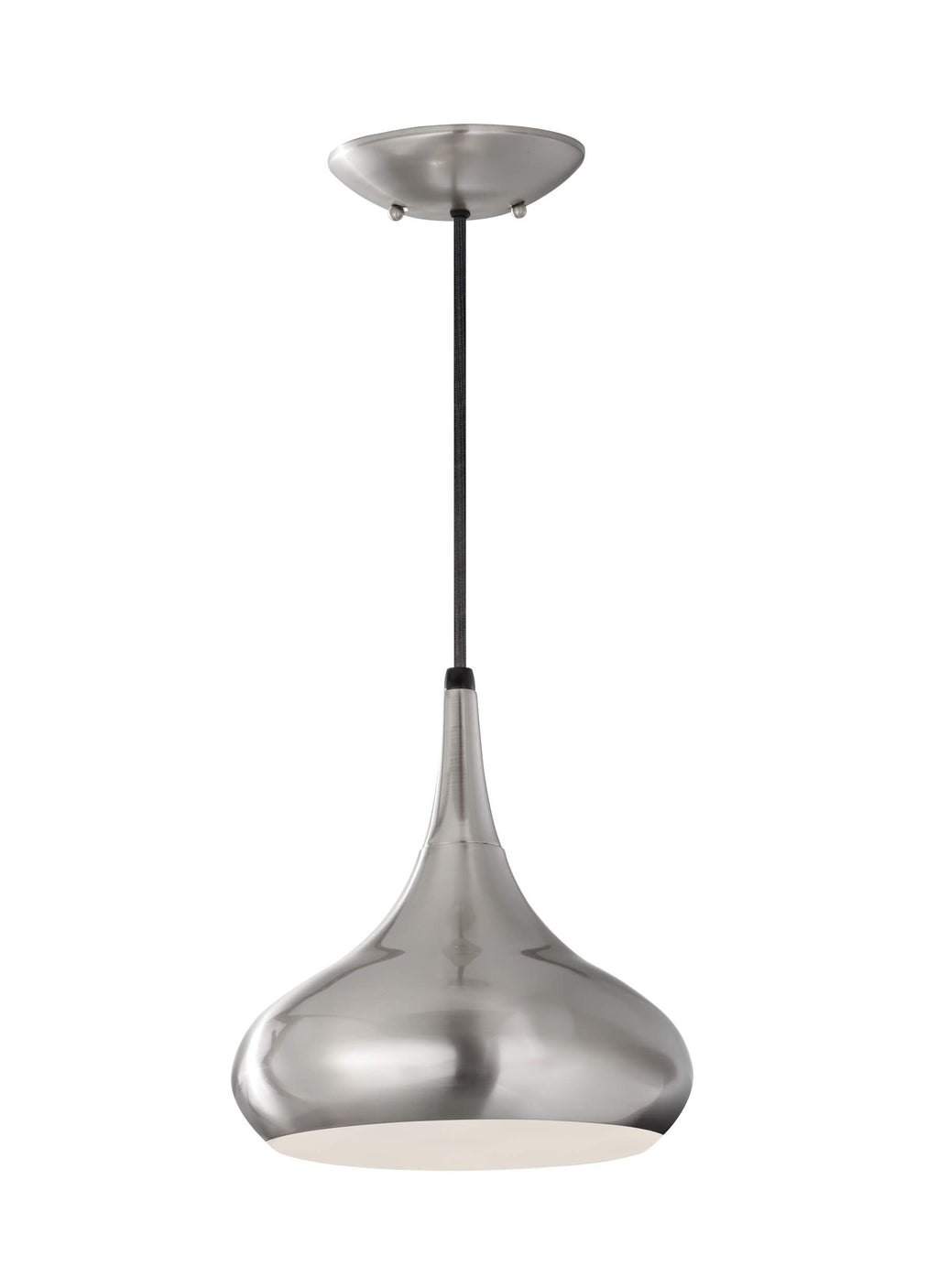 GENERATION LIGHTING Belle Medium Pendant Brushed Steel P1253BS