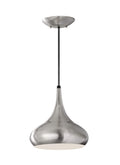 GENERATION LIGHTING Belle Medium Pendant Brushed Steel P1253BS