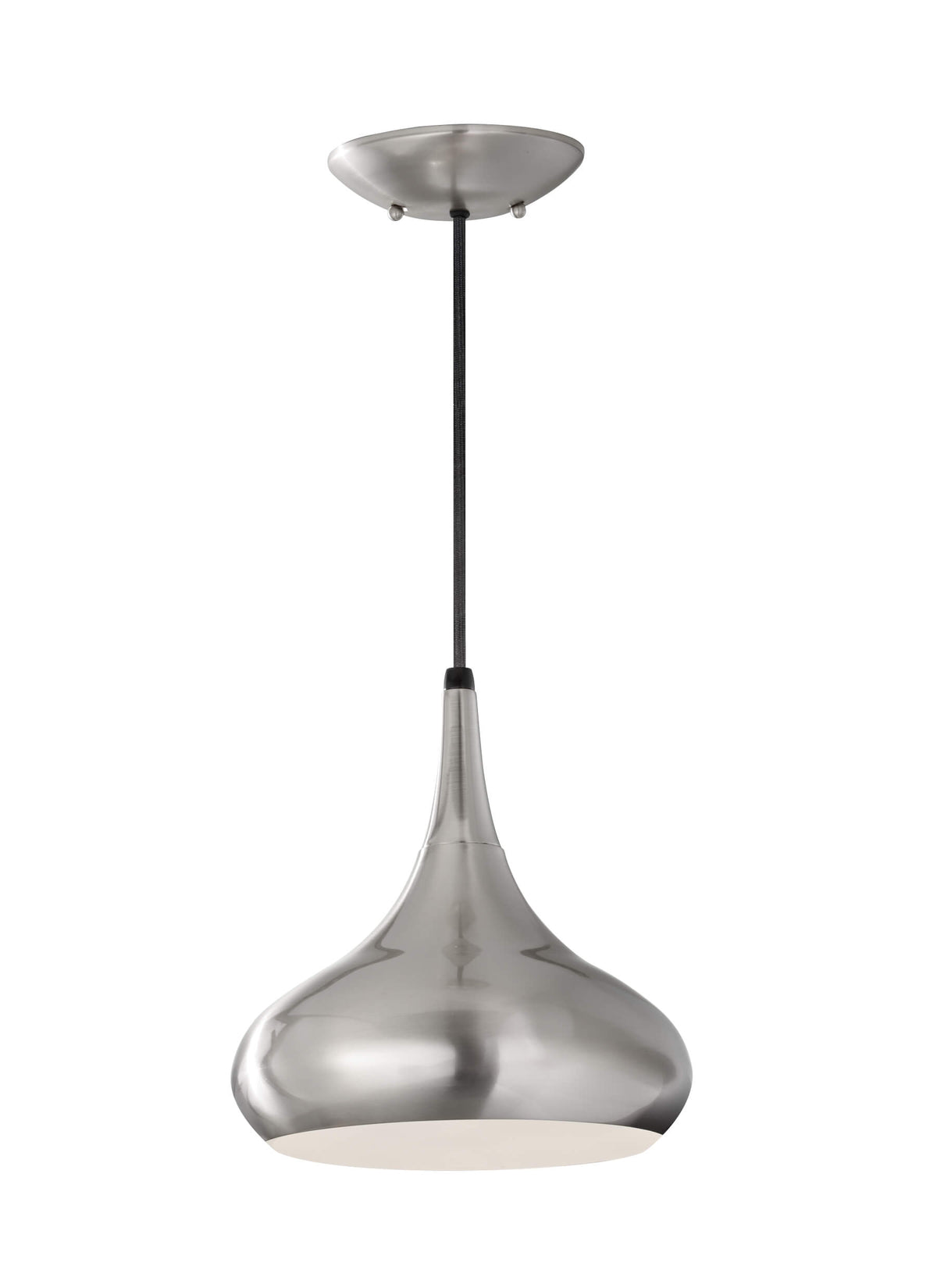GENERATION LIGHTING Belle Medium Pendant Brushed Steel P1253BS
