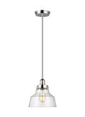 GENERATION LIGHTING Baskin Chimney Pendant Polished Nickel P1348PN