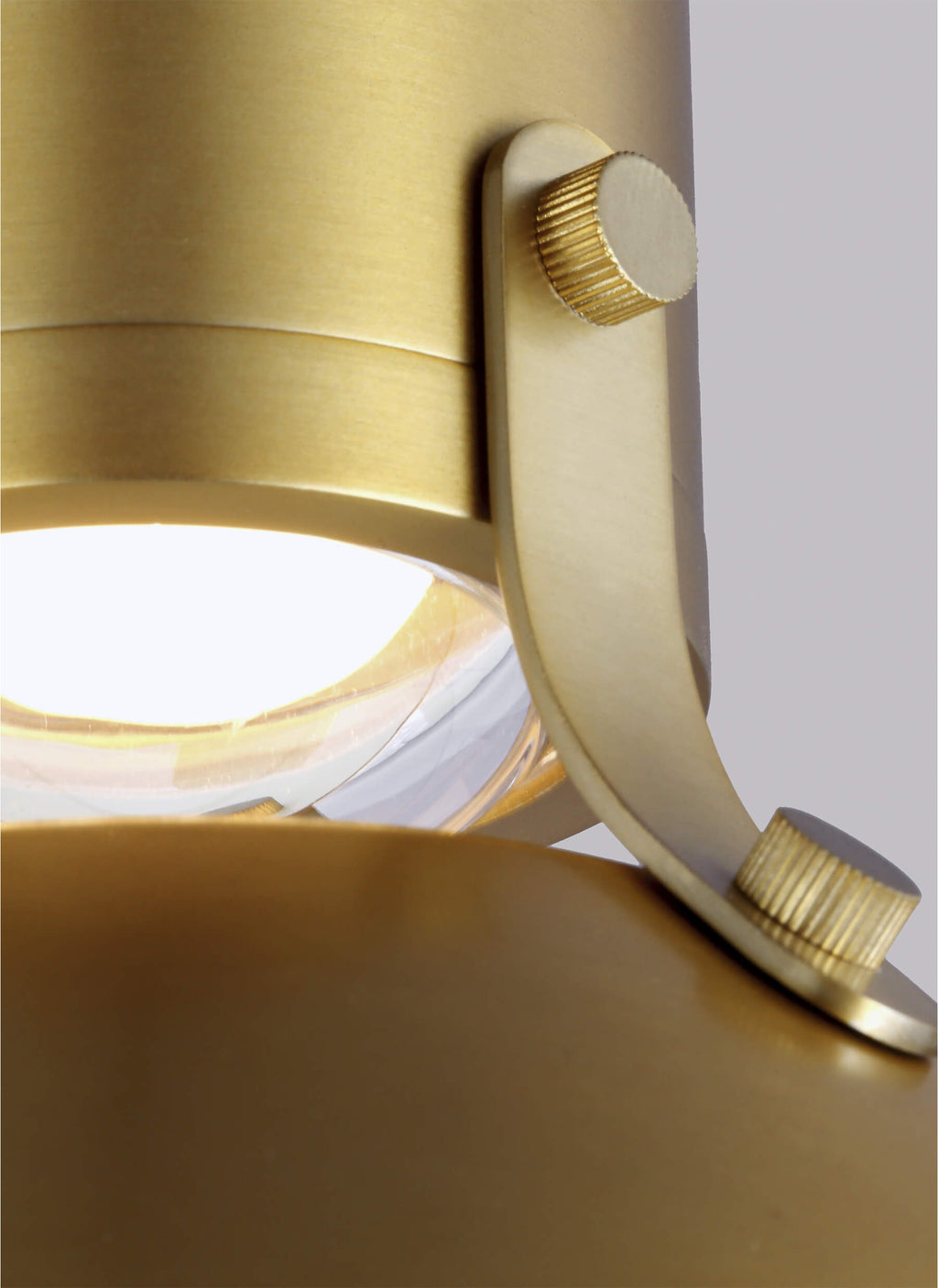 GENERATION LIGHTING Brynne Small LED Pendant Burnished Brass P1442BBS-L1