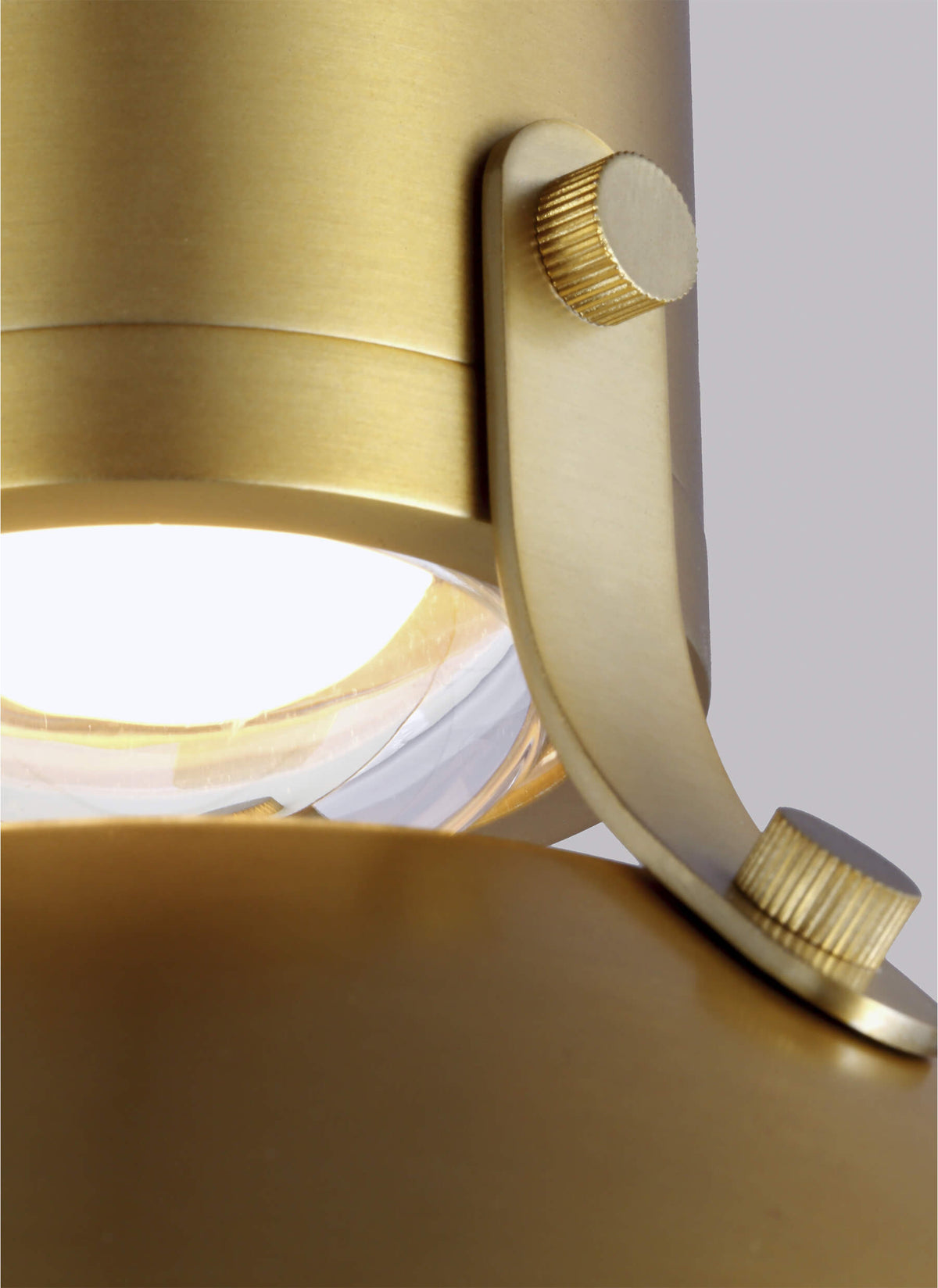 GENERATION LIGHTING Brynne Small LED Pendant Burnished Brass P1442BBS-L1