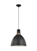 GENERATION LIGHTING  Brynne Small LED Pendant Matte Black P1442MB-L1