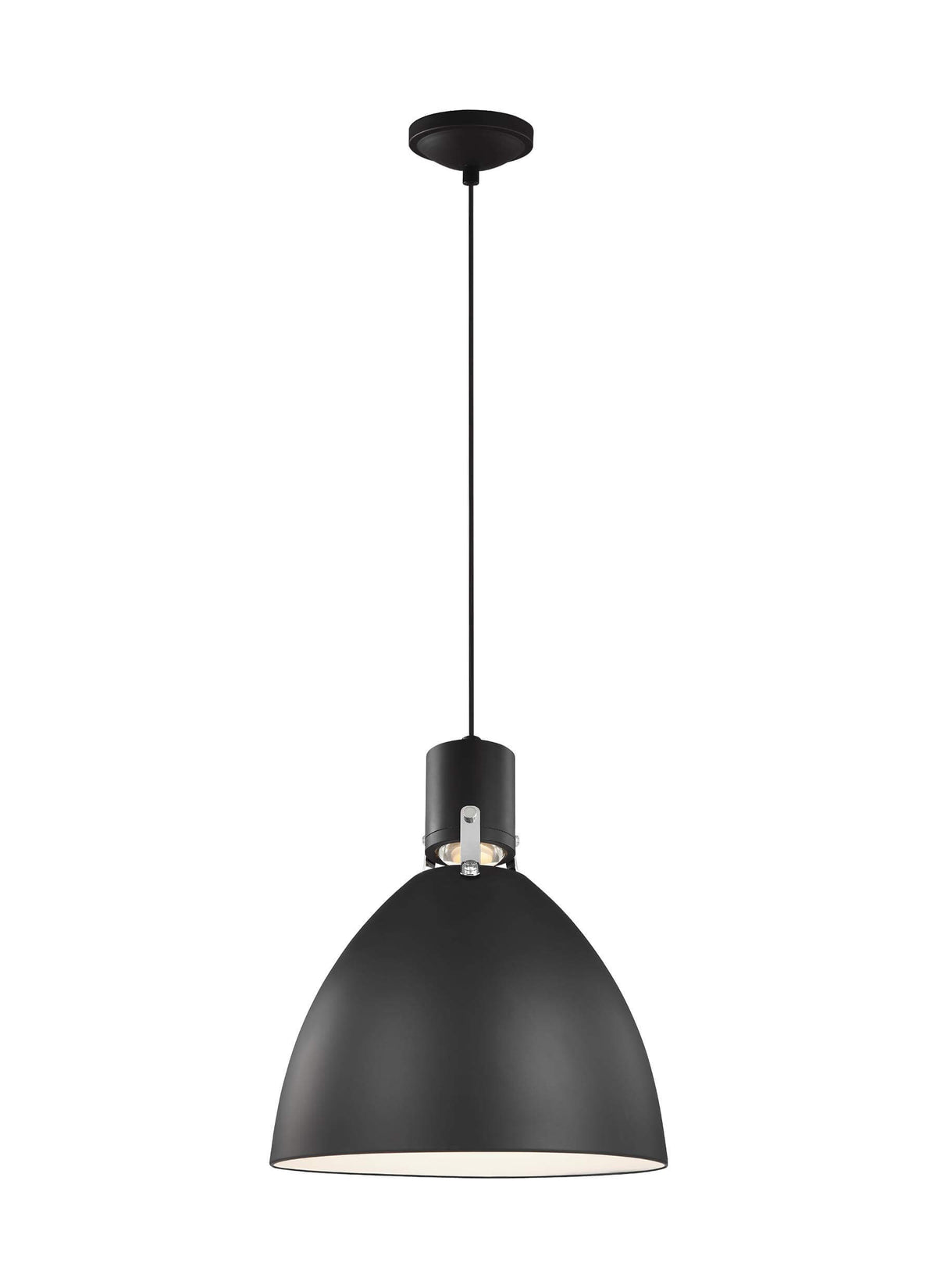 GENERATION LIGHTING  Brynne Small LED Pendant Matte Black P1442MB-L1