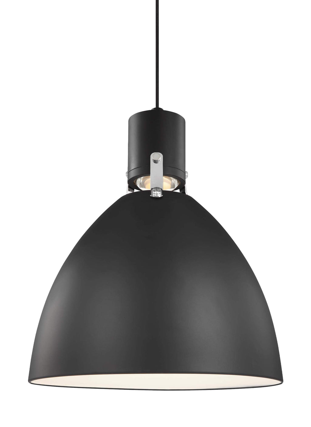 GENERATION LIGHTING  Brynne Small LED Pendant Matte Black P1442MB-L1