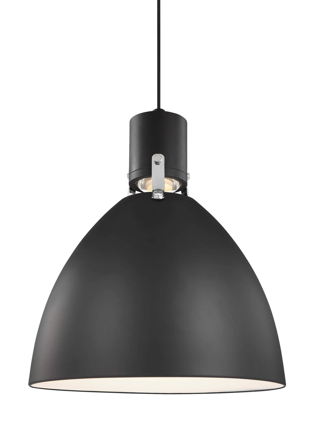 GENERATION LIGHTING  Brynne Small LED Pendant Matte Black P1442MB-L1