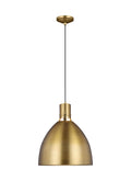 GENERATION LIGHTING  Brynne Medium LED Pendant Burnished Brass P1443BBS-L1