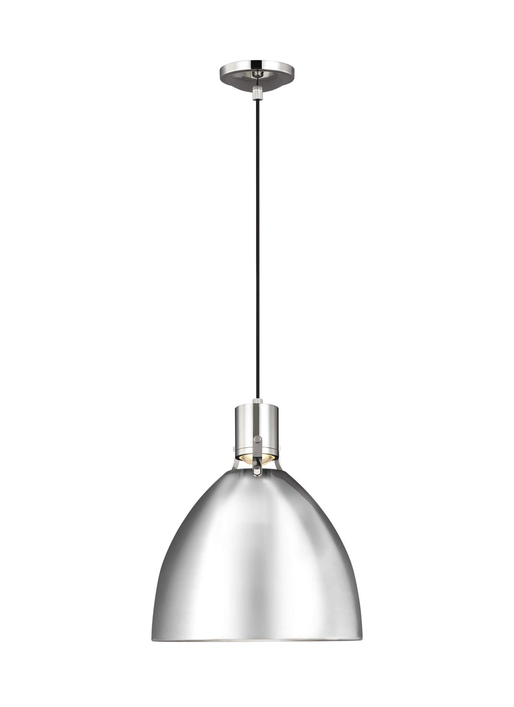 GENERATION LIGHTING  Brynne Medium LED Pendant Polished Nickel P1443PN-L1
