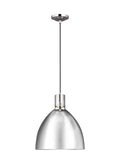 GENERATION LIGHTING  Brynne Medium LED Pendant Polished Nickel P1443PN-L1