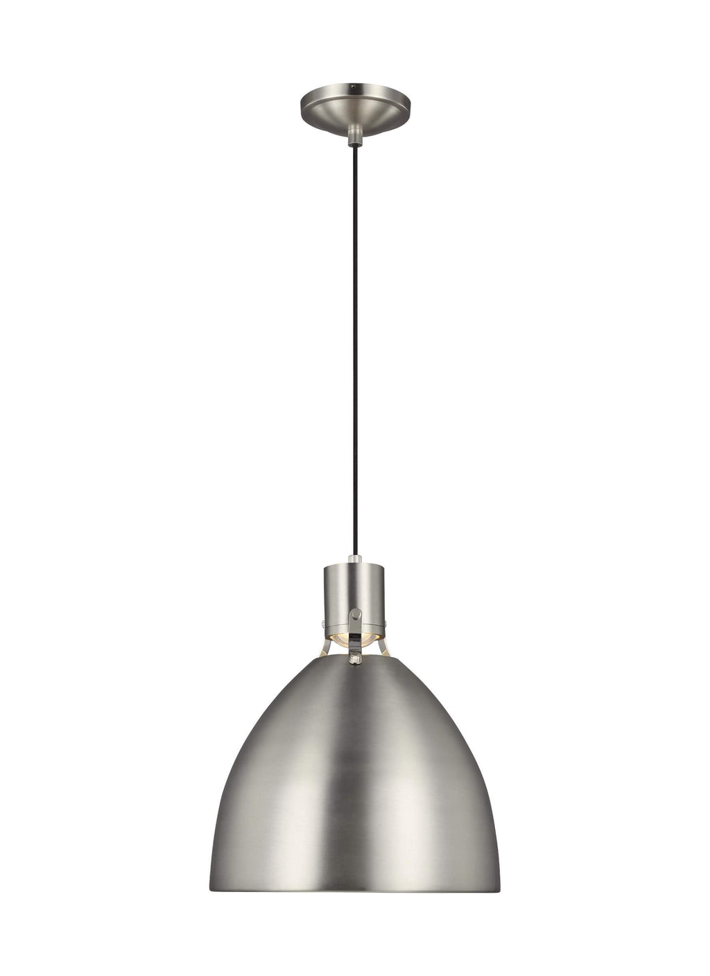 GENERATION LIGHTING  Brynne Medium LED Pendant Satin Nickel P1443SN-L1