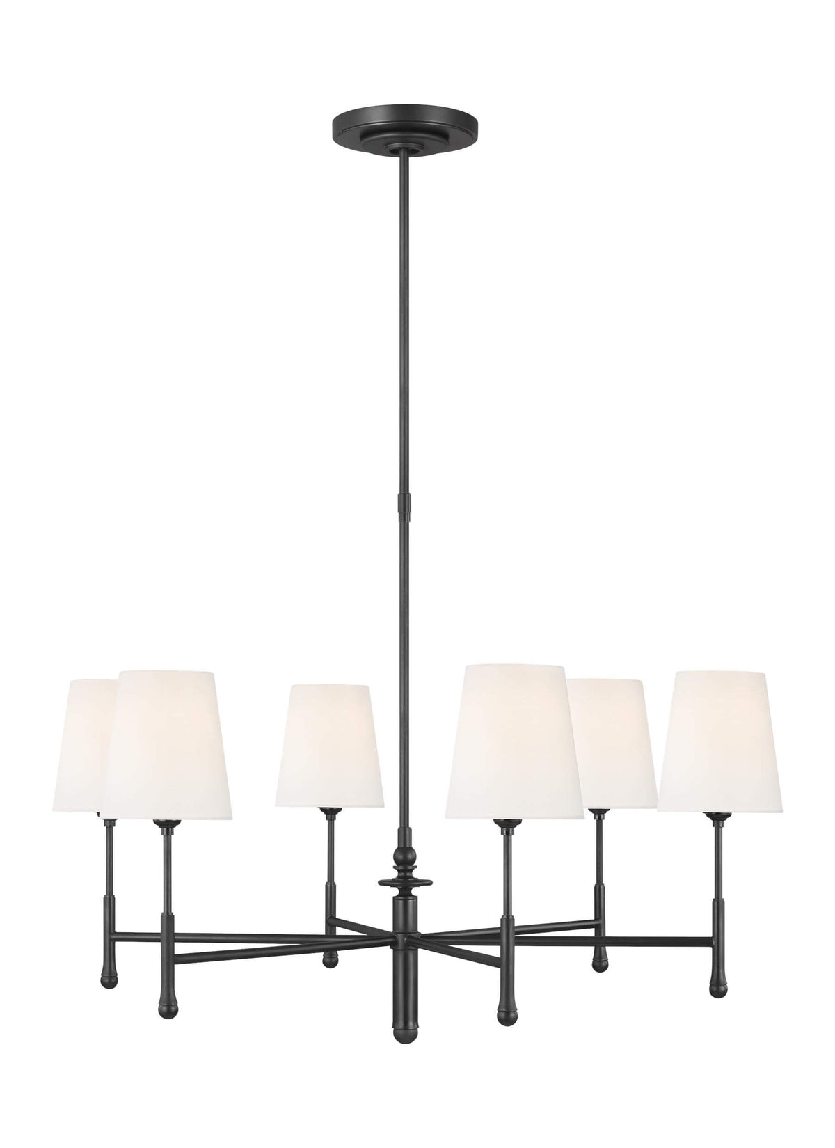 GENERATION LIGHTING  Capri Medium Chandelier Aged Iron TC1016AI