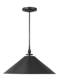 GENERATION LIGHTING  Capri Wide Pendant Aged Iron TP1001AI
