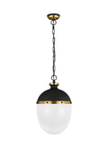 GENERATION LIGHTING Aubry Pendant Midnight Black TP1082MBK/BBS