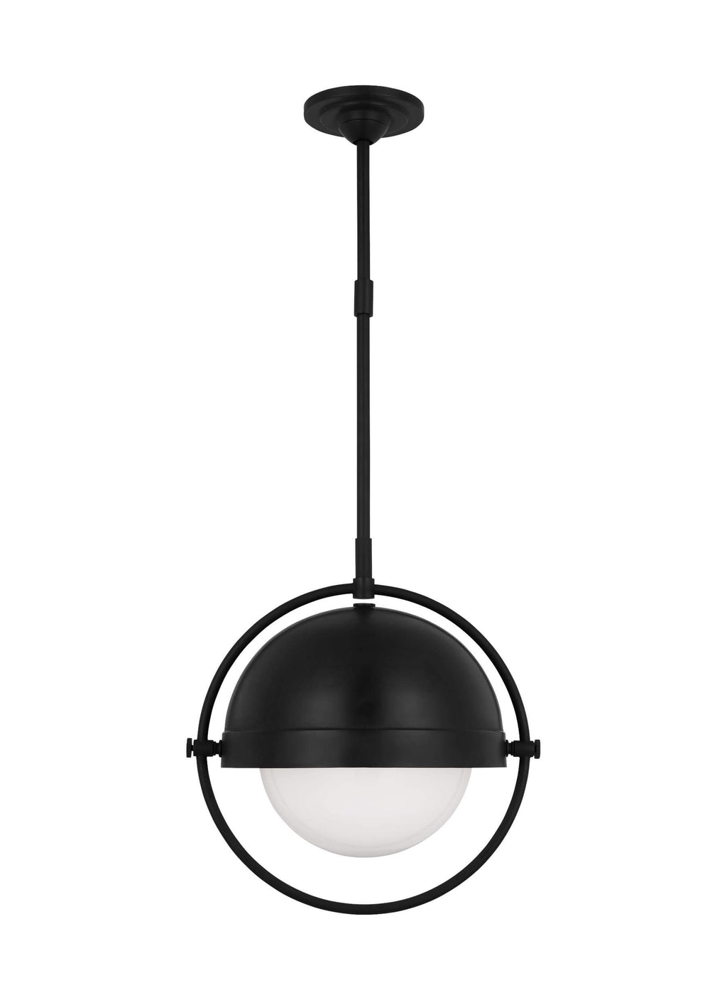 GENERATION LIGHTING Bacall Large Pendant Aged Iron TP1101AI