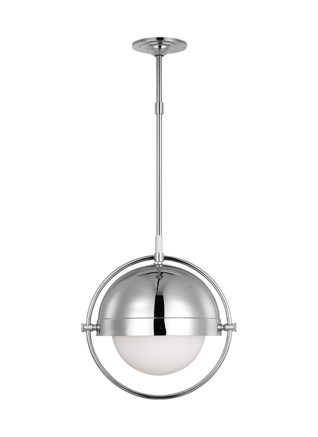 GENERATION LIGHTING Bacall Large Pendant Polished Nickel TP1101PN