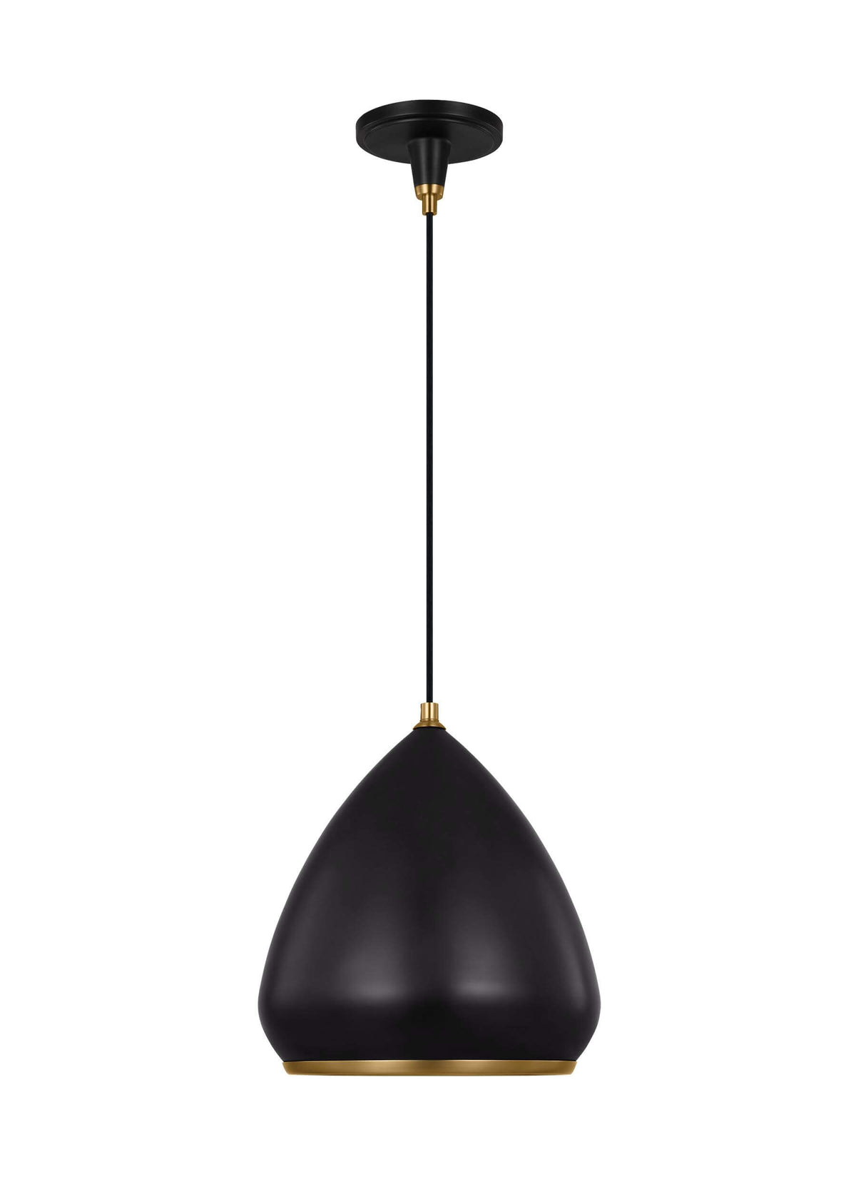 GENERATION LIGHTING Clasica Medium Pendant Aged Iron TP1121AIBBS