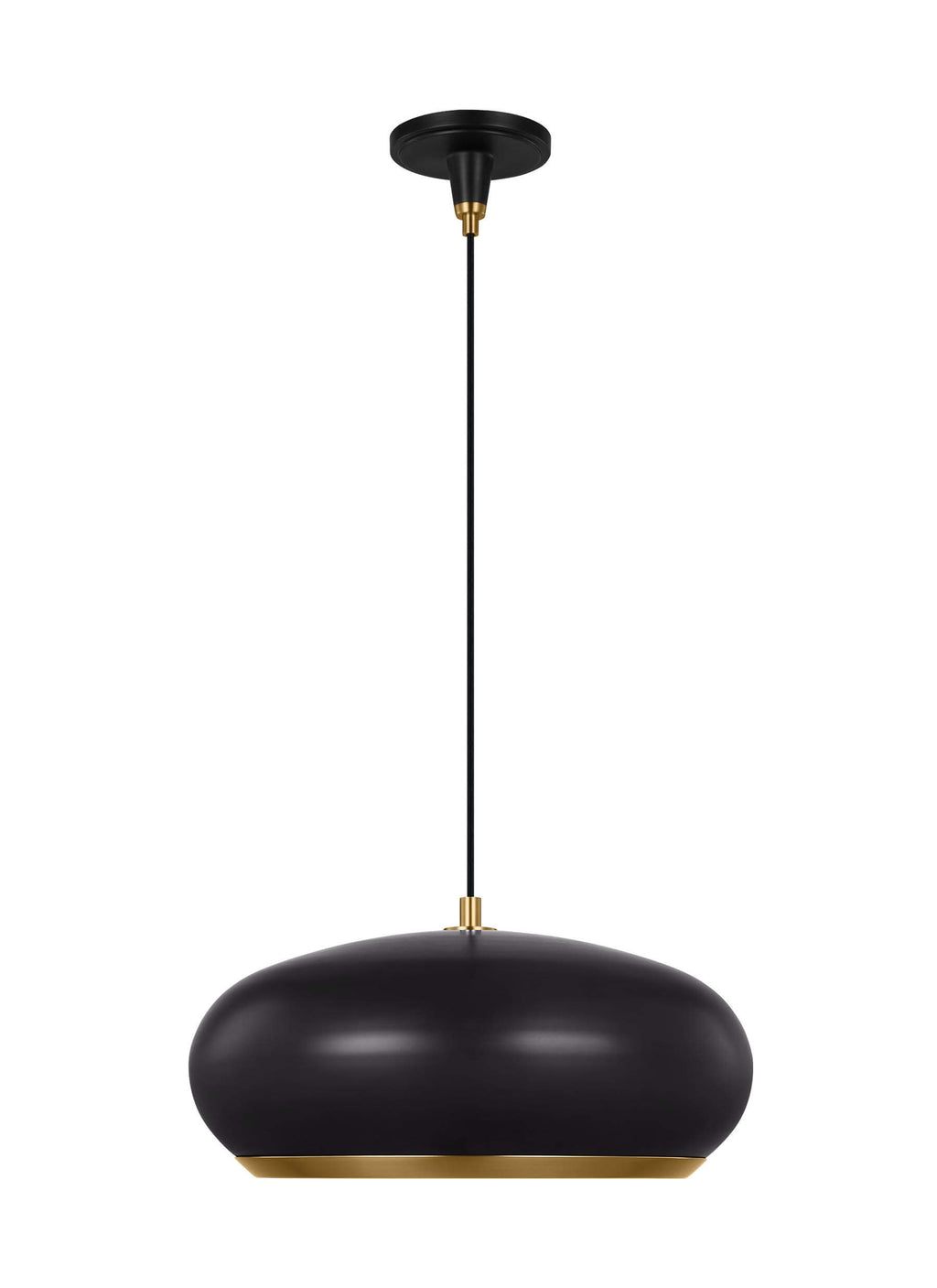 GENERATION LIGHTING  Clasica Large Pendant Aged Iron TP1131AIBBS
