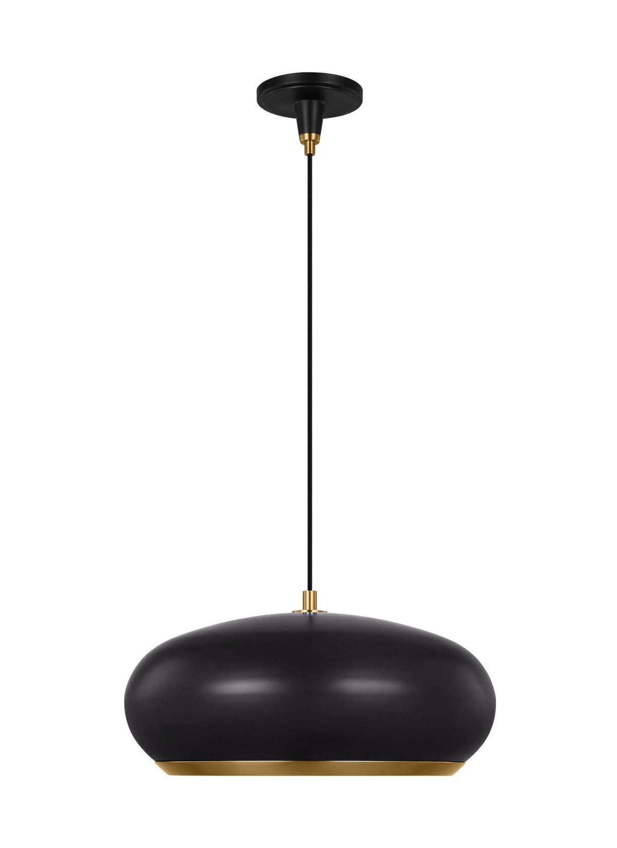 GENERATION LIGHTING  Clasica Large Pendant Aged Iron TP1131AIBBS