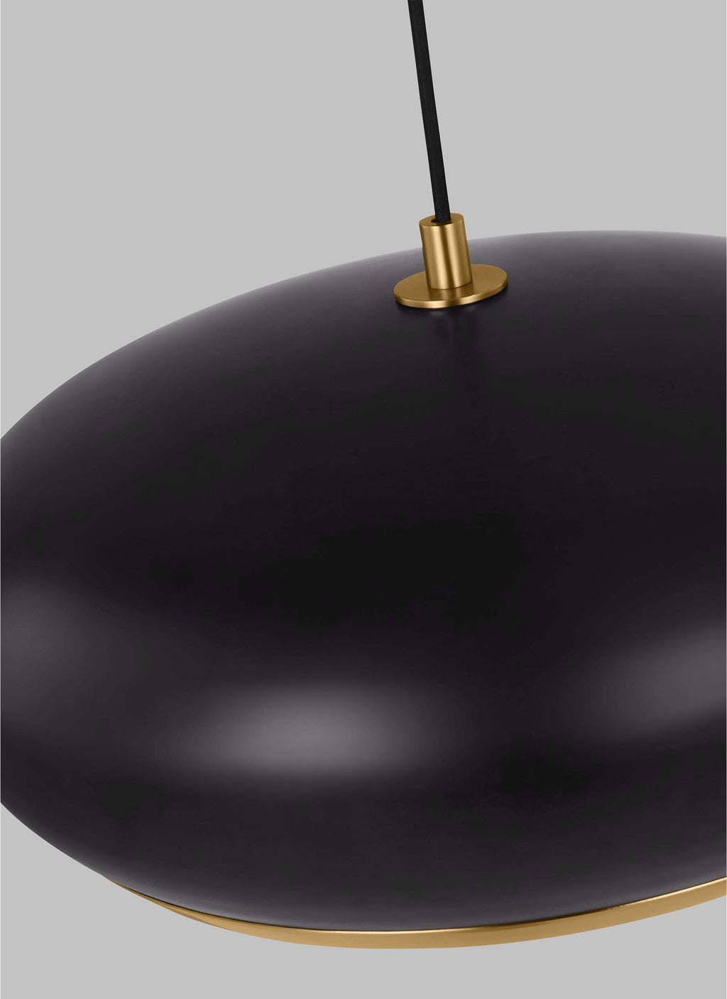 GENERATION LIGHTING  Clasica Large Pendant Aged Iron TP1131AIBBS