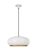 GENERATION LIGHTING Clasica Large Pendant Matte White TP1131MWTBBS