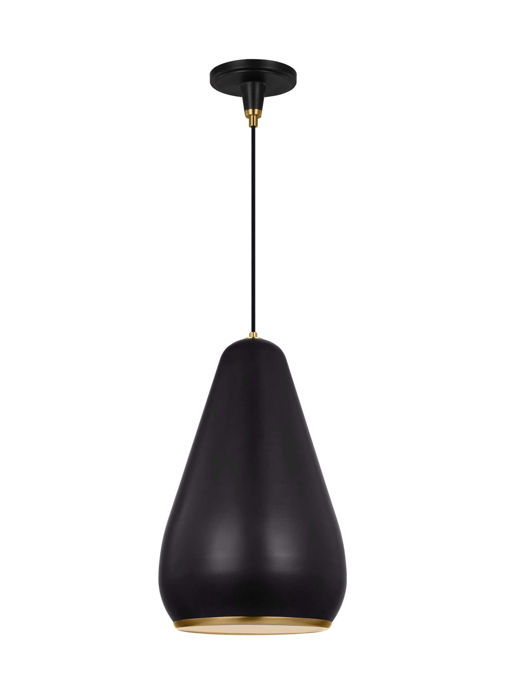 GENERATION LIGHTING  Clasica Small Pendant Aged Iron TP1141AIBBS