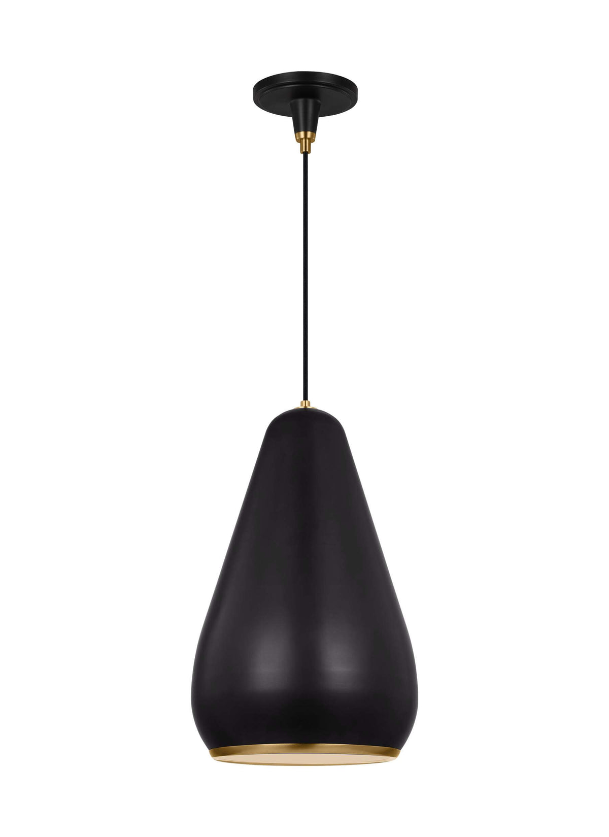 GENERATION LIGHTING  Clasica Small Pendant Aged Iron TP1141AIBBS
