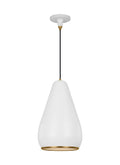 GENERATION LIGHTING  Clasica Small Pendant Matte White TP1141MWTBBS