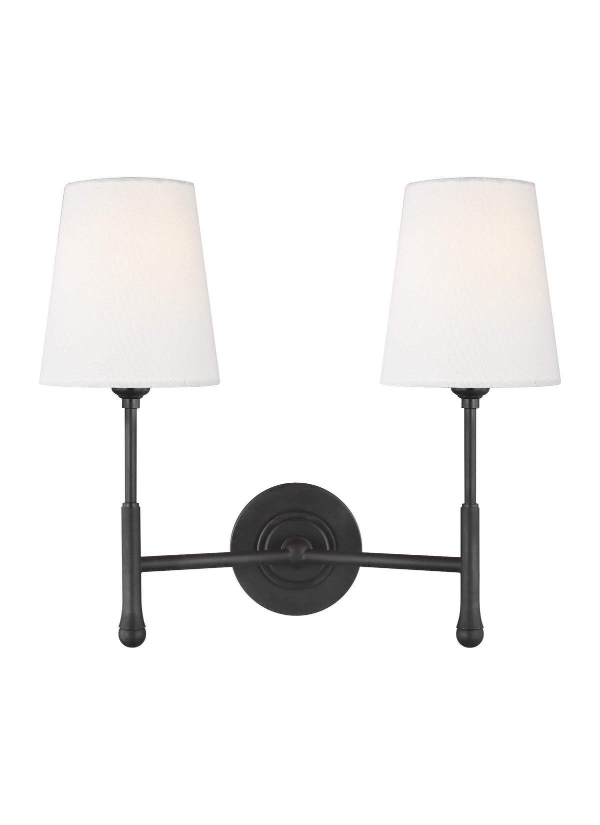 GENERATION LIGHTING  Capri Double Sconce Aged Iron TW1012AI