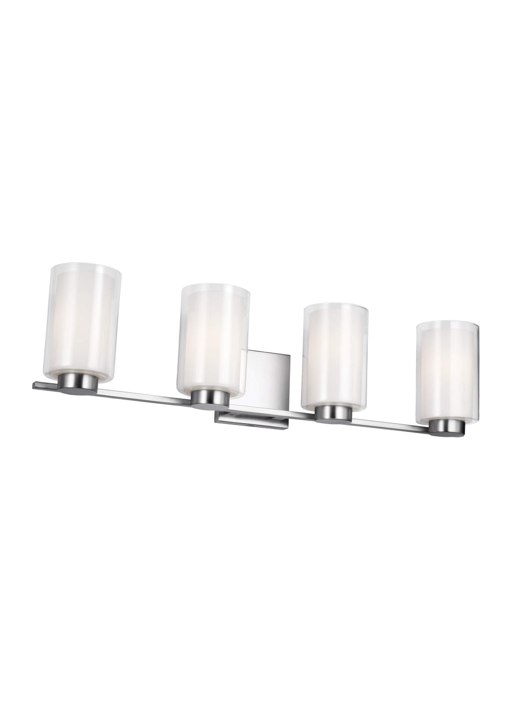 GENERATION LIGHTING Bergin 4 - Light Vanity  Satin Nickel VS22604SN