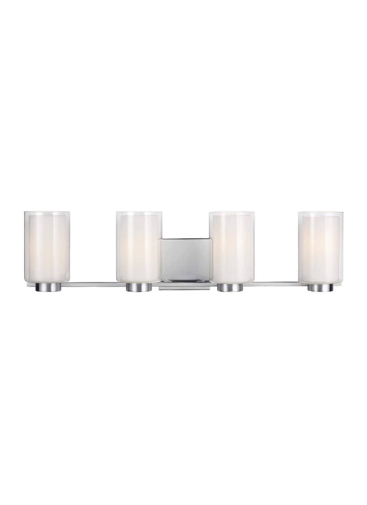GENERATION LIGHTING Bergin 4 - Light Vanity  Satin Nickel VS22604SN