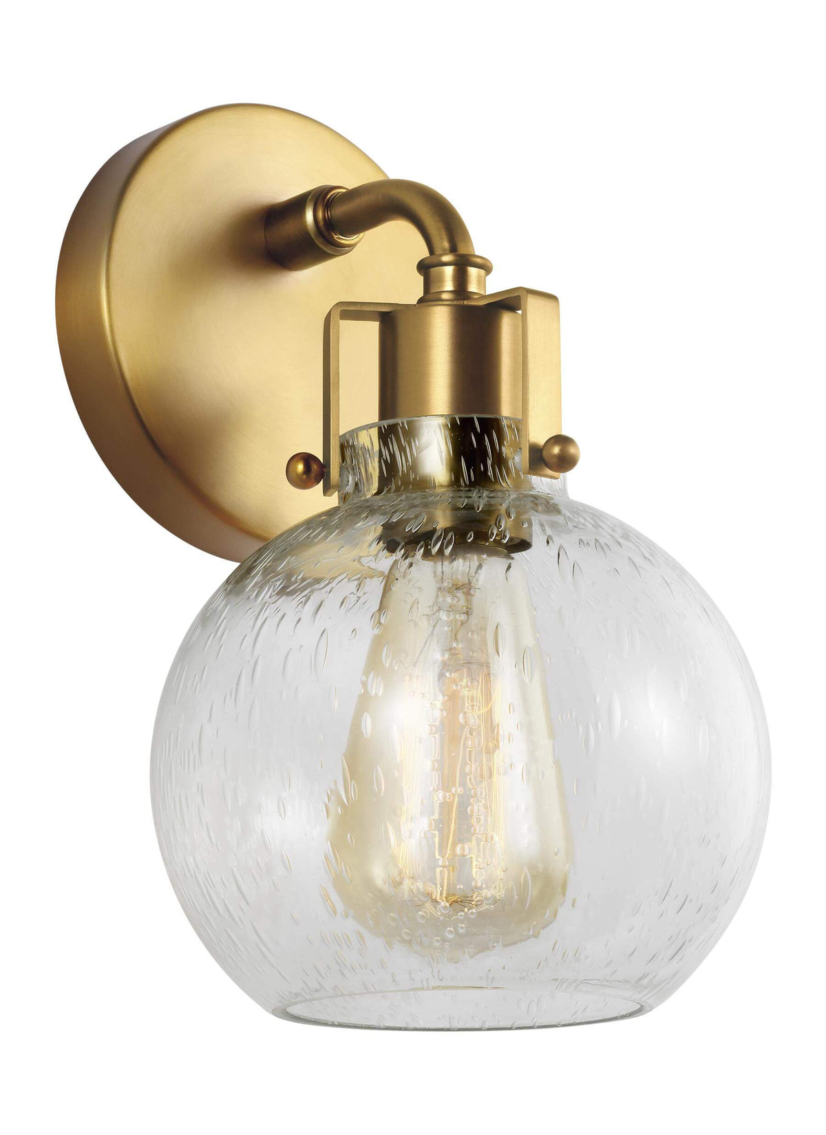 GENERATION LIGHTING Clara 1 - Light Sconce Burnished Brass VS24401BBS