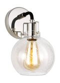GENERATION LIGHTING Clara 1 - Light Sconce Polished Nickel VS24401PN/TXB