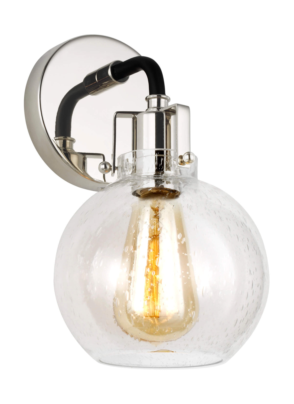 GENERATION LIGHTING Clara 1 - Light Sconce Polished Nickel VS24401PN/TXB