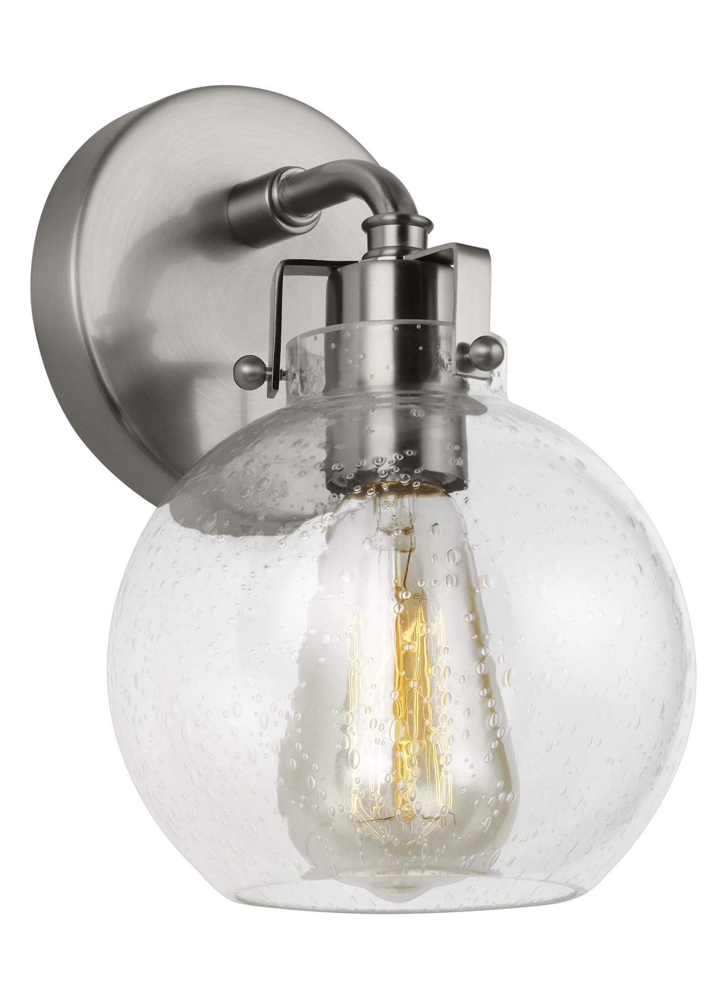 GENERATION LIGHTING Clara 1 - Light Sconce Satin Nickel VS24401SN