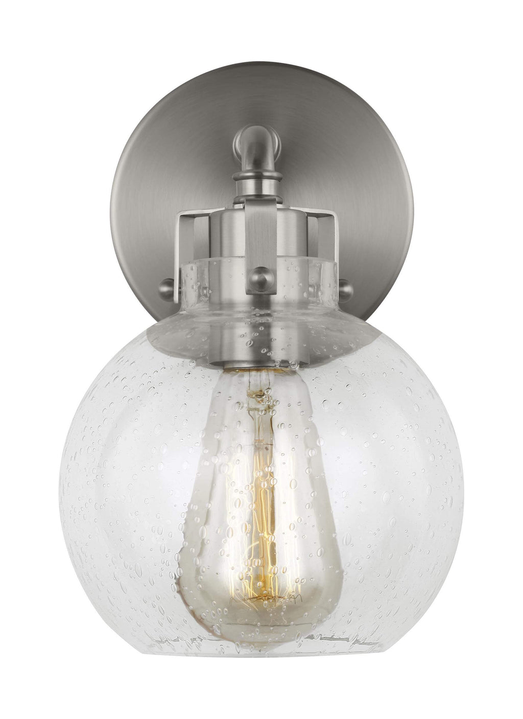 GENERATION LIGHTING Clara 1 - Light Sconce Satin Nickel VS24401SN