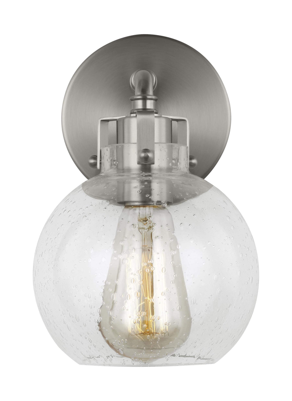 GENERATION LIGHTING Clara 1 - Light Sconce Satin Nickel VS24401SN