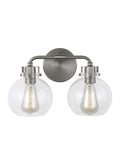 GENERATION LIGHTING Clara 2 - Light Vanity Satin Nickel VS24402SN
